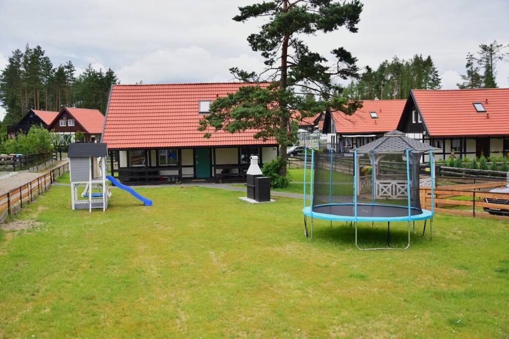 Pastelowy Domek Z Balia Elektryczna Z Jacuzzi Zalakowo Extérieur photo