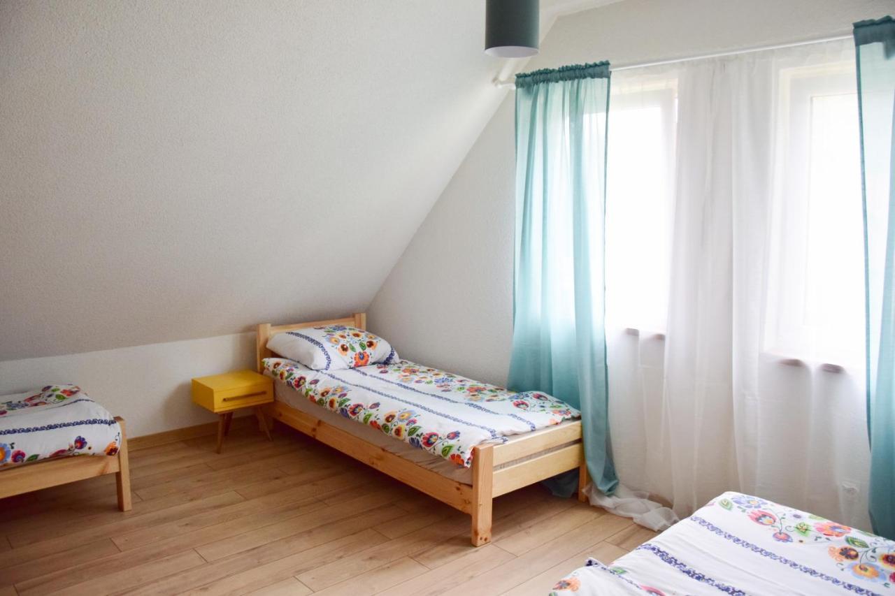 Pastelowy Domek Z Balia Elektryczna Z Jacuzzi Zalakowo Extérieur photo