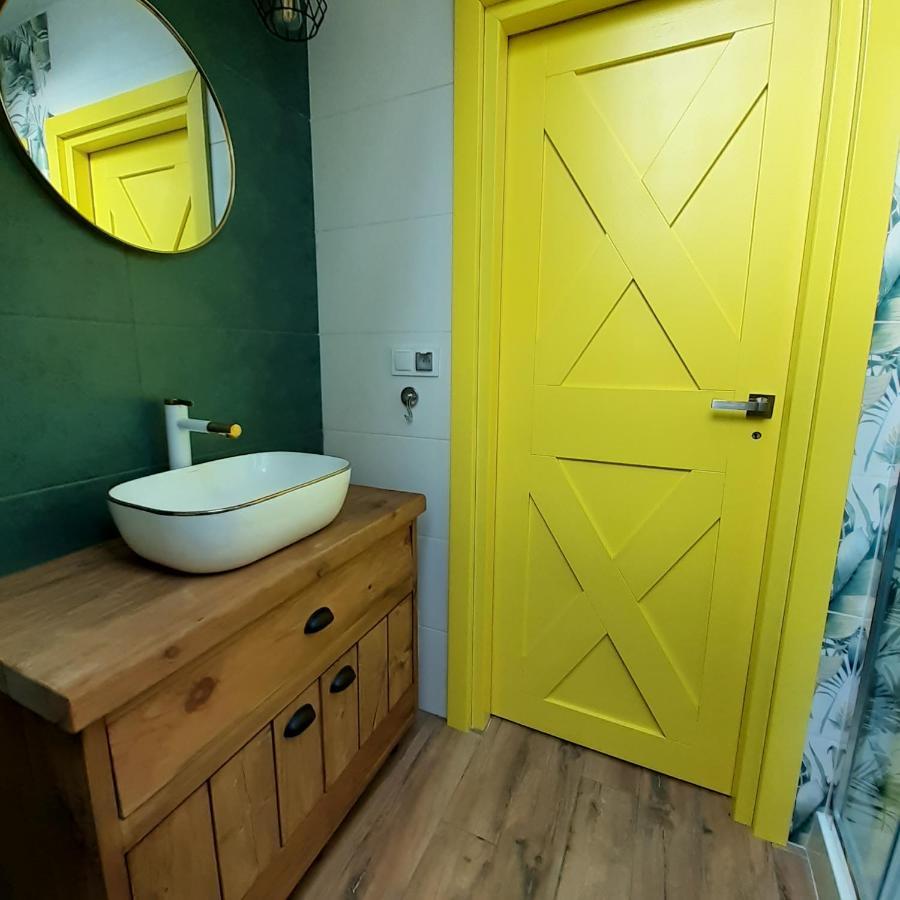 Pastelowy Domek Z Balia Elektryczna Z Jacuzzi Zalakowo Extérieur photo